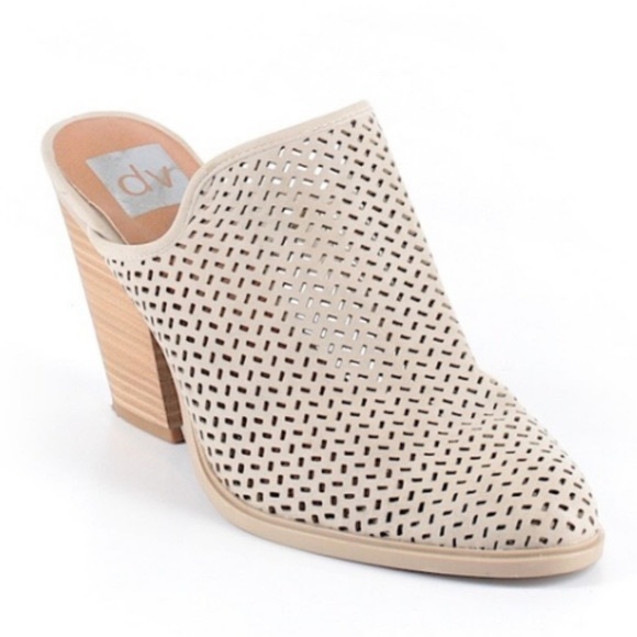 dolce vita rogin suede heeled mule